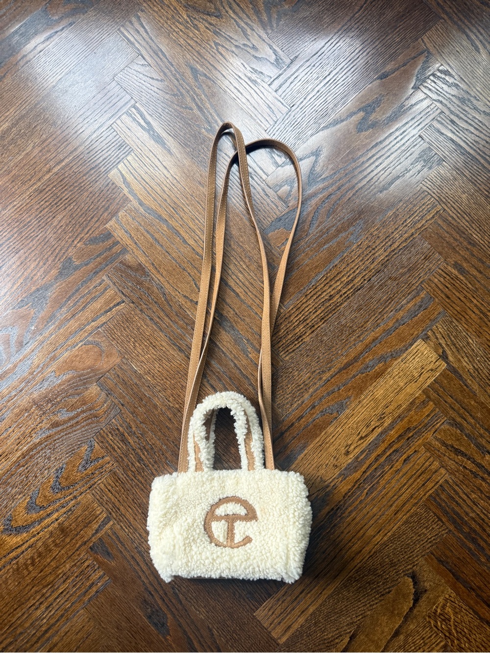 UGG x Telfar Small Shearling Reverse Shopping bag